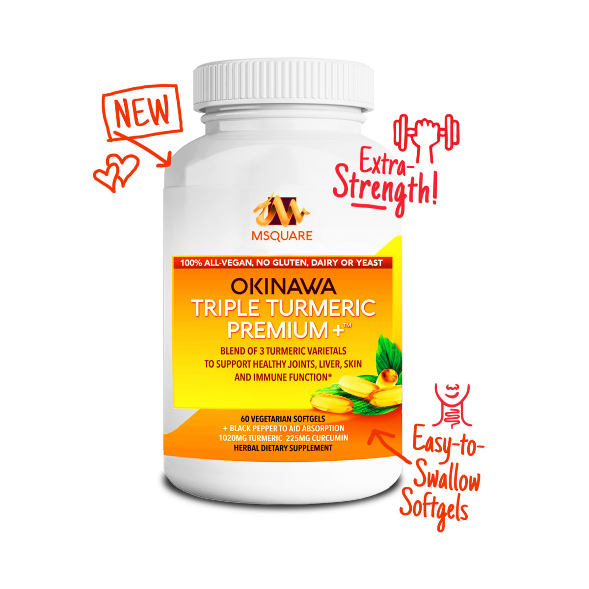 MSquare Okinawa Triple Turmeric Premium +